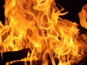The fire of change (a picture of fire)